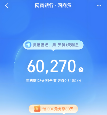 网商贷额度怎么可以快速提额！
